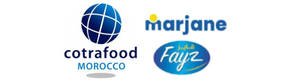 Logos de CotraFood, Fays et Marjane, références de GLOBAL GMS AGENCY au Maroc
